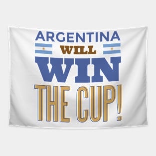 Argentina will win the cup Tapestry