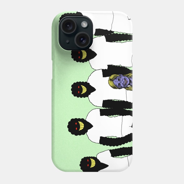 F*CKED BY DEMONS Phone Case by OLIVER HASSELL