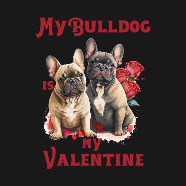 My Bulldog Is My Valentine by WoodShop93