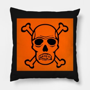 Skull and Crossbones Pillow