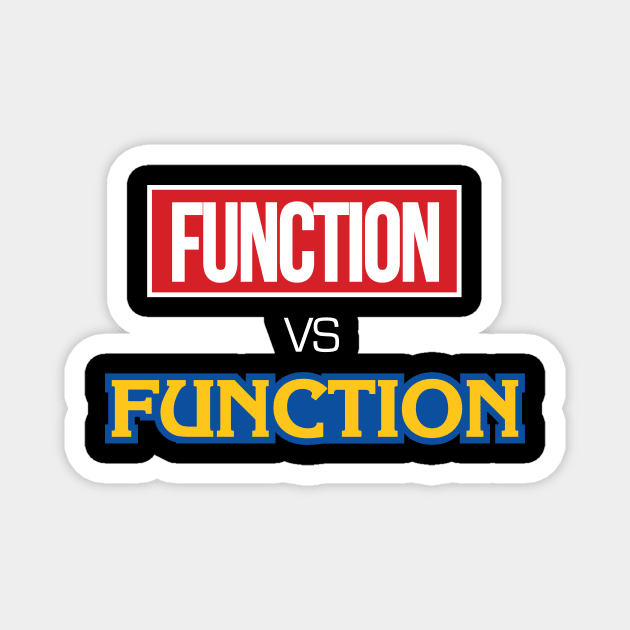 Function vs Function Magnet by NerdGamePlus