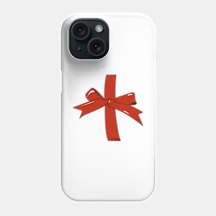 Red Christmas Ribbon #holidays #seasons #festive #design #kirovair Phone Case