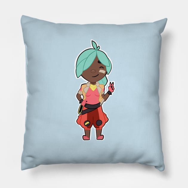 beatrix lebeau Pillow by dragonlord19