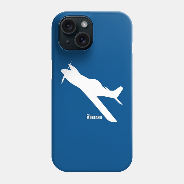 P-51 Mustang Phone Case by Tailgunnerstudios