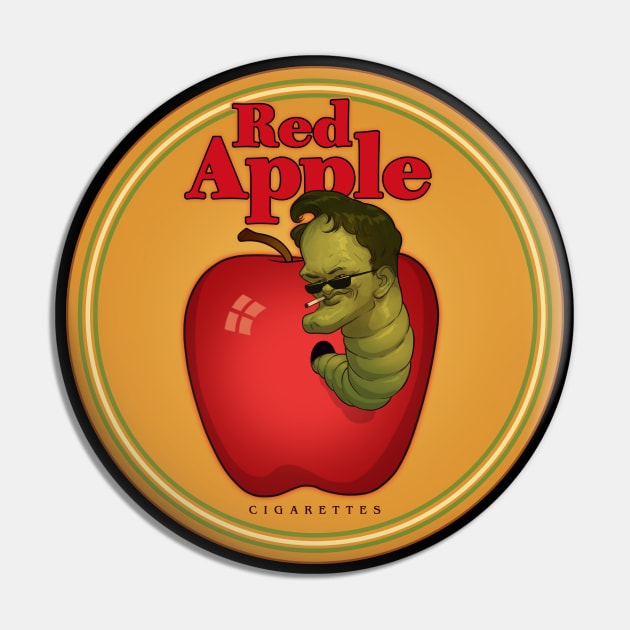 Red Apple Cigarettes Pin by jocheolmos