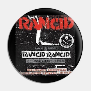 rancid anniversary 20th Pin