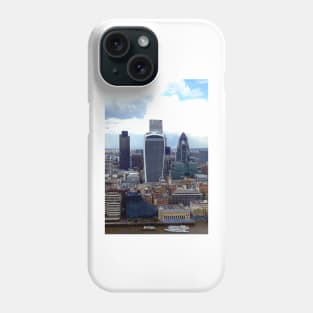 London City Skyline Cityscape England Phone Case