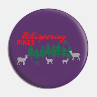 Whispering Pines Working Ranch with Goats Red gray Pin