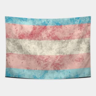 Trans Pride Flag - Water color Tapestry