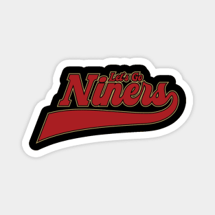 Let's go Niners t-shirt Magnet