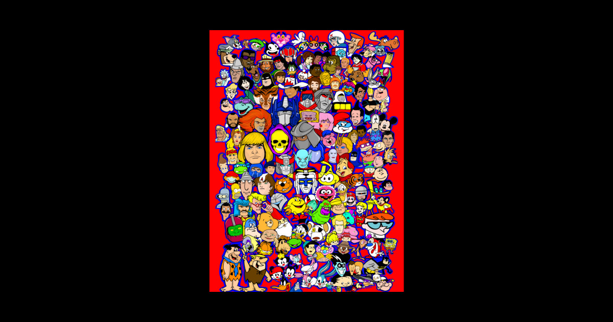Saturday Morning Cartoon - Saturday Morning Cartoon - Sticker | TeePublic