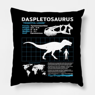 Daspletosaurus data sheet Pillow