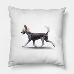 The Chinese Crested Dog Pillow