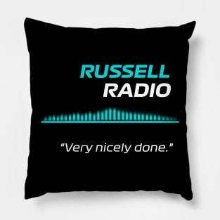 Very nicely done - George Russell F1 Radio Pillow