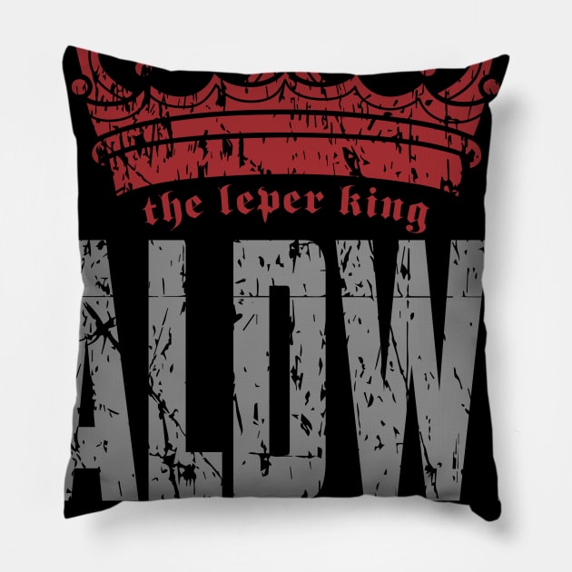 King Baldwin IV Pillow by Insomnia_Project