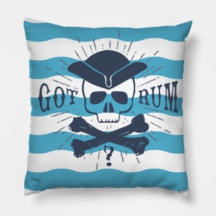 Nautical lettering: got rum Pillow