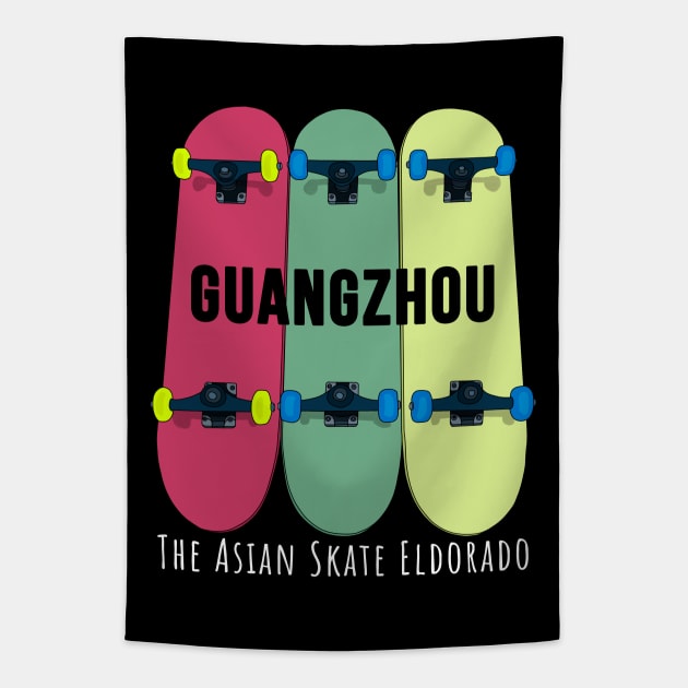 Guangzhou the Asian skate Eldorado Skateboarding Skate Tapestry by DiegoCarvalho