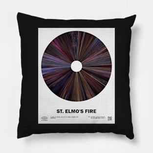 minimal_St. Elmo's Fire Warp Movie Pillow