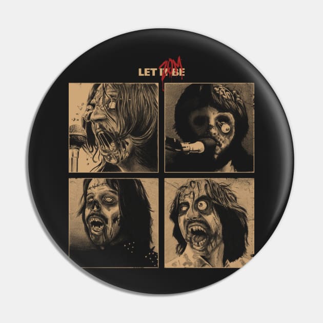 Let it Zombie Pin by vo_maria