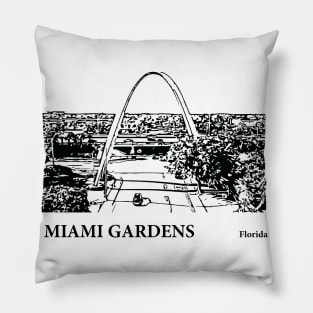 Miami Gardens Florida Pillow