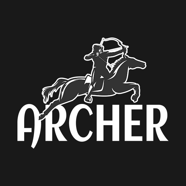 Archer Rider Archery by Foxxy Merch