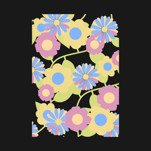 Spring Bright Floral Pattern by georgiagoddard