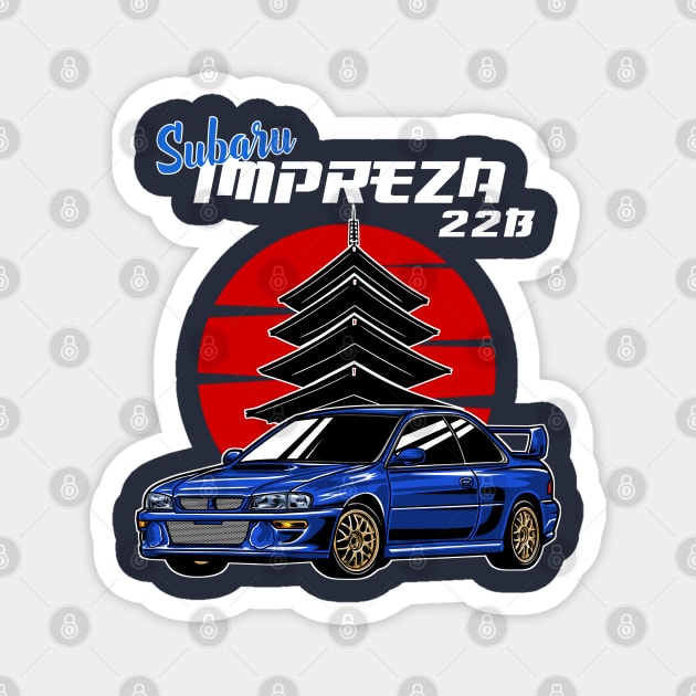 Subaru Impreza Magnet by mirailecs