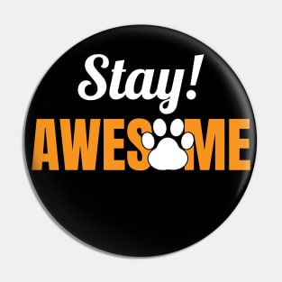 Stay Awesome! Pin