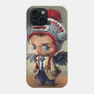 Little Castiel with Monkey Hat Phone Case