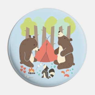 Bears of Summer Pin