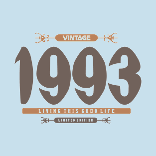 27th Birthday T-Shirt - Vintage 1993 T-Shirt