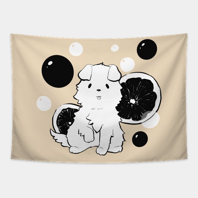 Dog Tapestry by Dumplynn's Doodles