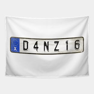 Danzig - License Plate Tapestry
