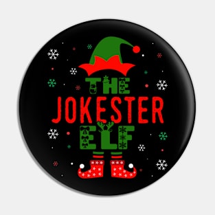 Family Christmas Matching Squad Outfit Elf Funny Jokester Pin