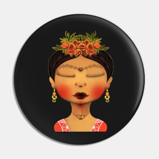 WOMAN OF THE INDIA Pin