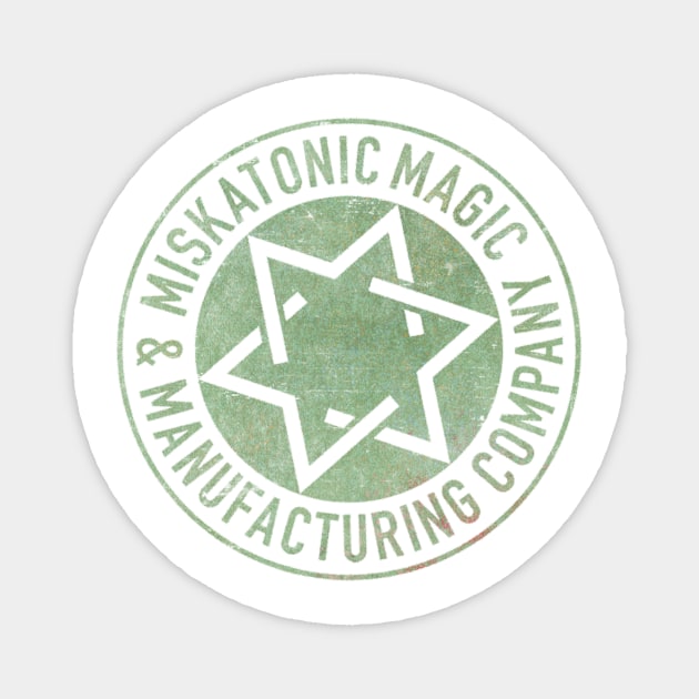 3M : Miskatonic Magic & Manufacturing Company Magnet by BrownWoodRobot