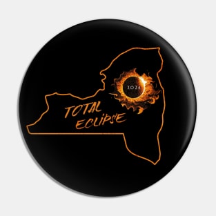 Total Eclipse 2024 New York Pin