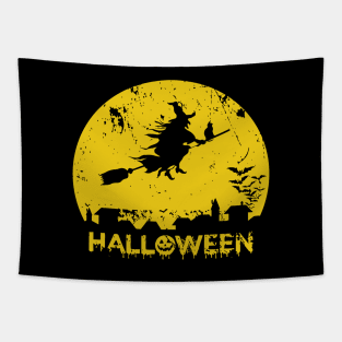 Witch Halloween Tapestry