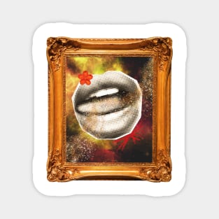 FRAMED LIPS - FLOWER Magnet