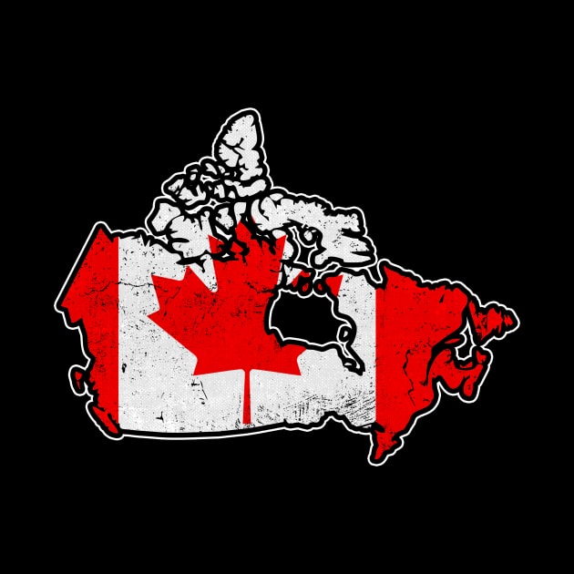 Canada Flag / Map by EddieBalevo