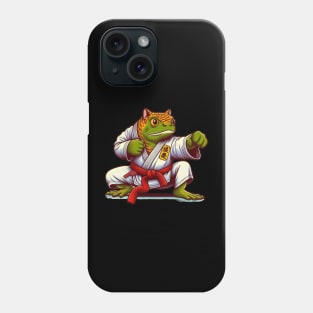 Tiger frog karate Phone Case