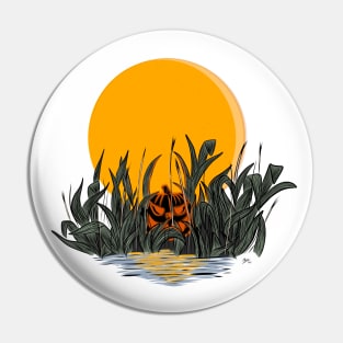 Hiding in the bushes Pin