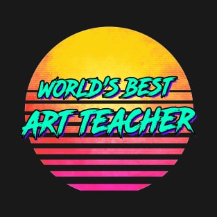 1980s Retro Art Teacher Gift T-Shirt