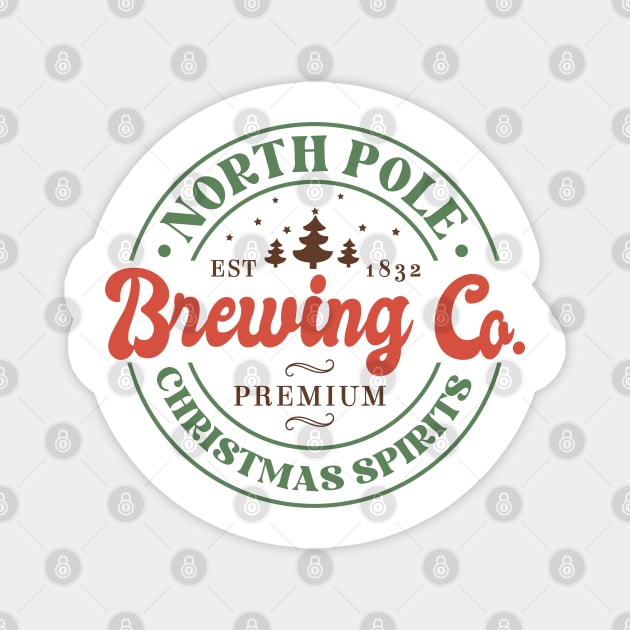 North Pole Brewing Co Magnet by ThriceCursedPod