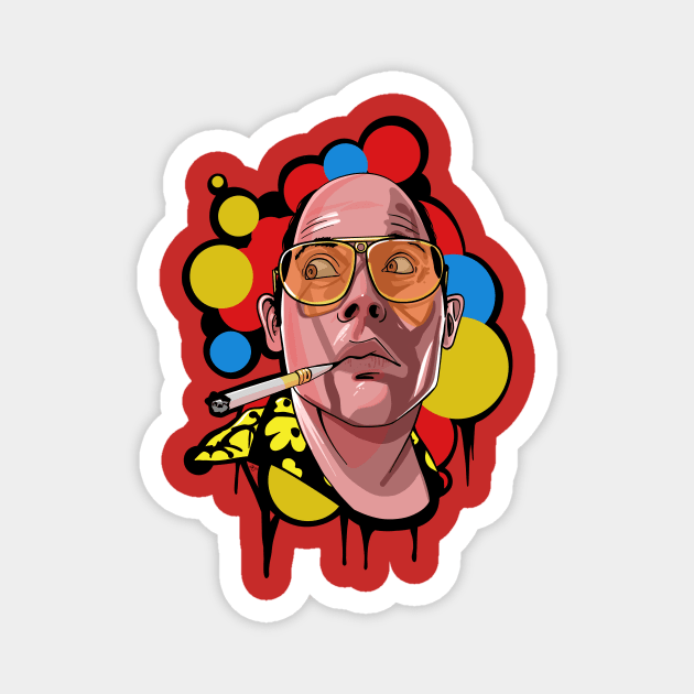 Fear and Loathing in Las Vegas: golf shoes Magnet by ThatJokerGuy