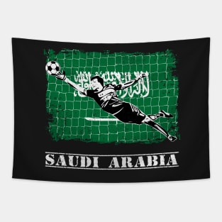 Saudi Arabia Soccer Goalie Goal Keeper Shirt Tapestry