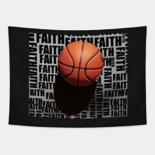 Basketball faith Tapestry