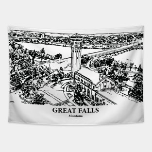 Great Falls - Montana Tapestry