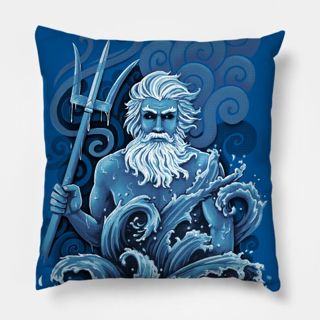 Poseidon Pillow by c0y0te7