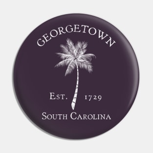 Georgetown South Carolina Est. 1898 Vintage Palmetto Pin